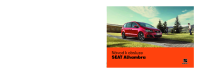 Seat Alhambra - Navod k obsluze CZ 2018-1